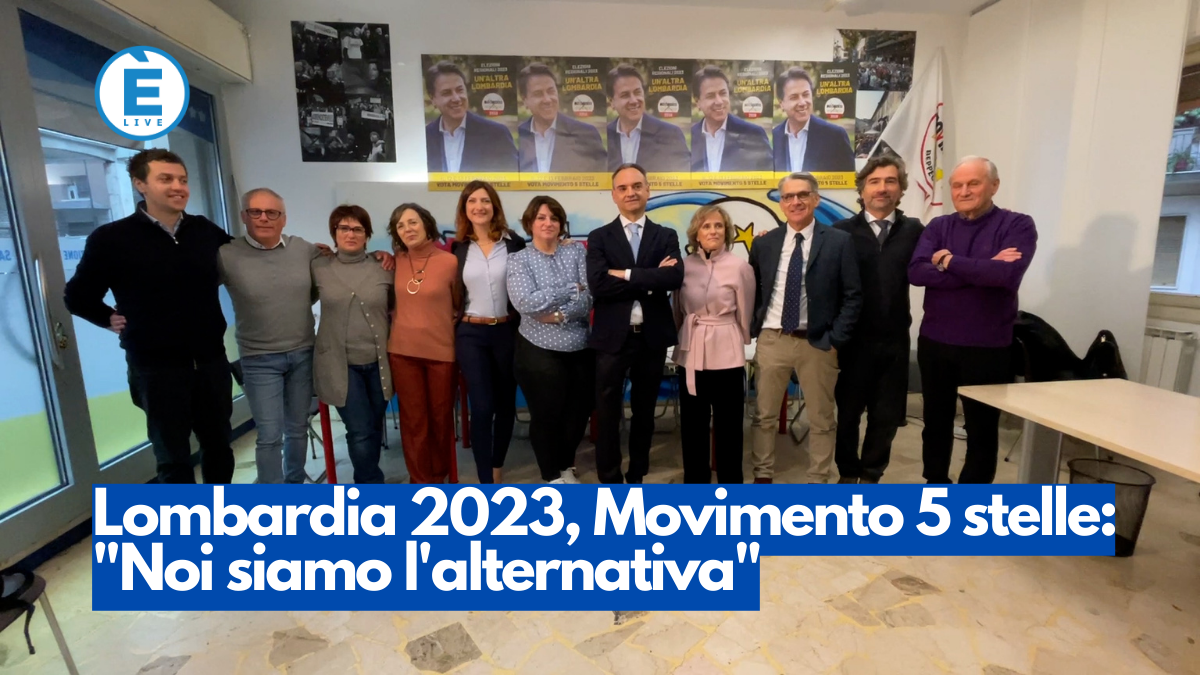 Lombardia 2023, Movimento 5 stelle: “Noi siamo l’alternativa”