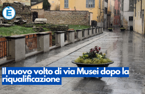 Il nuovo volto di via Musei dopo la riqualificazione