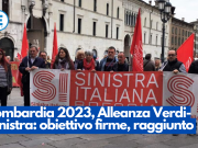 Lombardia 2023, Alleanza Verdi-Sinistra: obiettivo firme, raggiunto