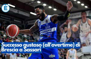 Successo gustoso (all’overtime) di Brescia a Sassari