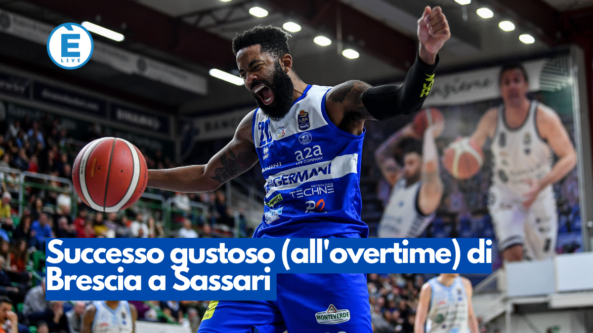 Successo gustoso (all’overtime) di Brescia a Sassari