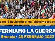“Fermiamo la Guerra”, Brescia in piazza per il cessate il fuoco