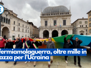 #fermiamolaguerra, oltre mille in piazza per l’Ucraina