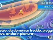 Meteo, da domenica freddo, pioggia e neve, anche in pianura