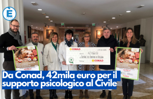 Da Conad, 42mila euro per il supporto psicologico al Civile