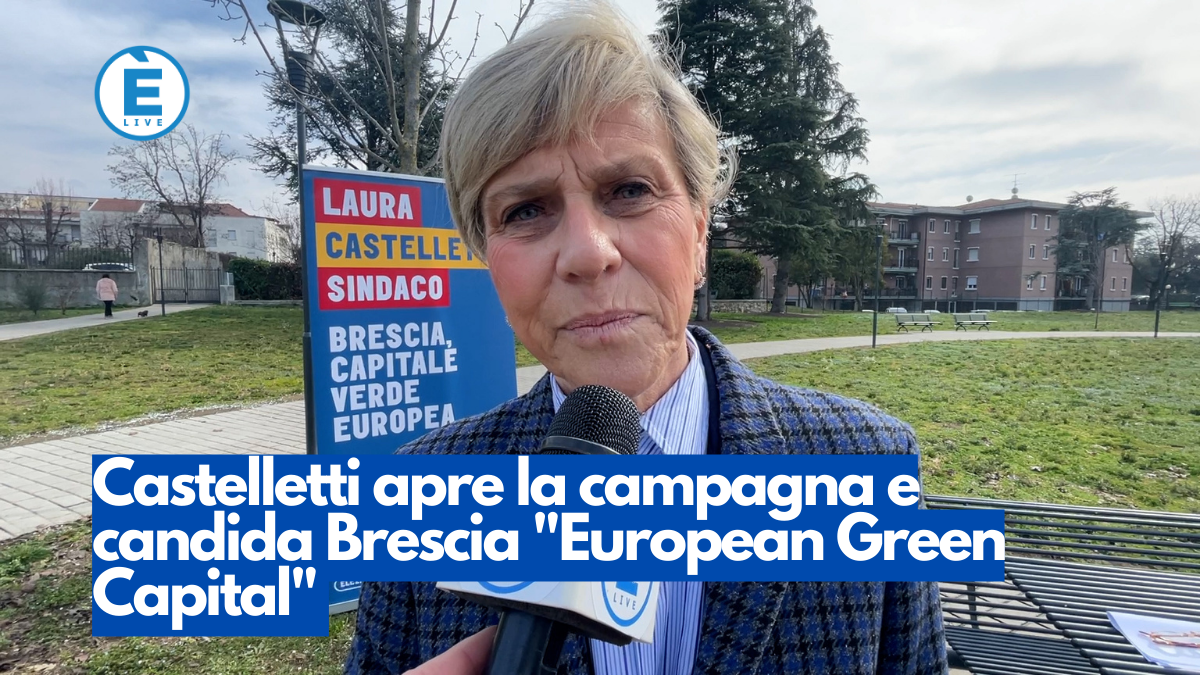 Castelletti apre la campagna candidando Brescia “Green Capital Eu”