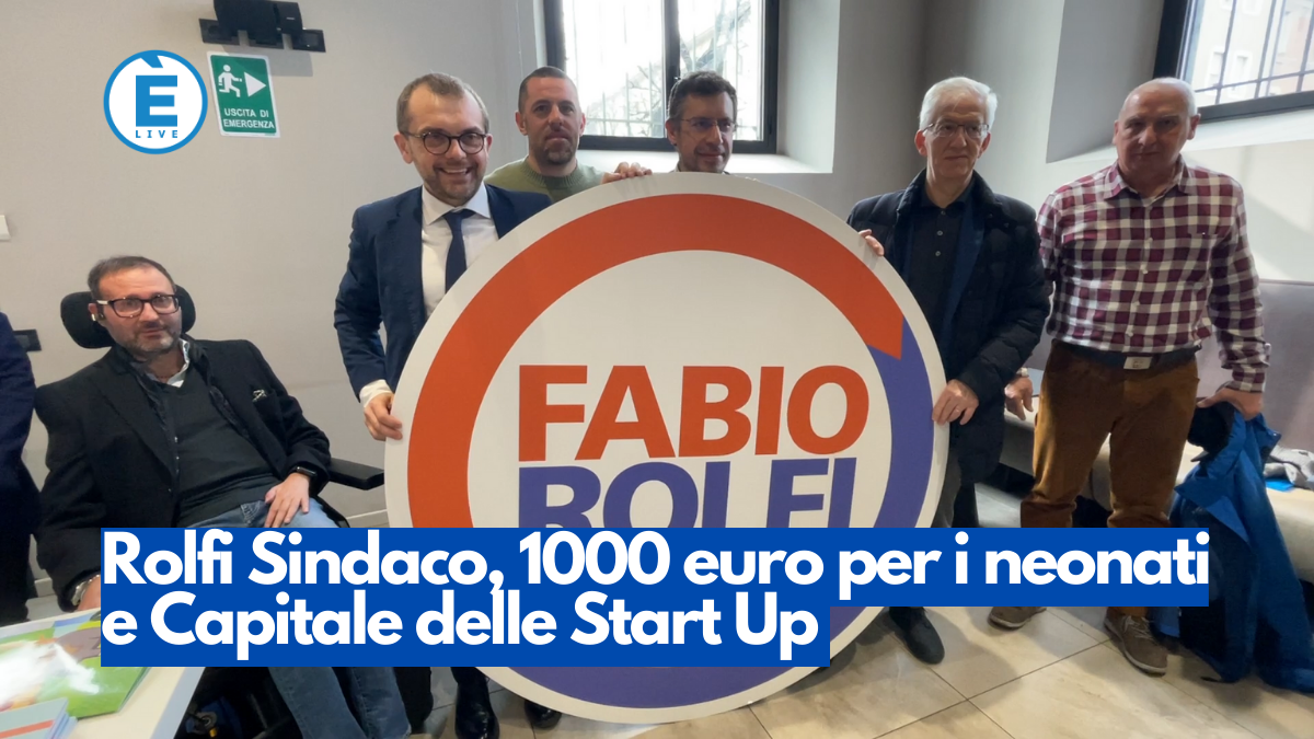 Rolfi Sindaco, 1000 euro per i neonati e Capitale delle Start Up
