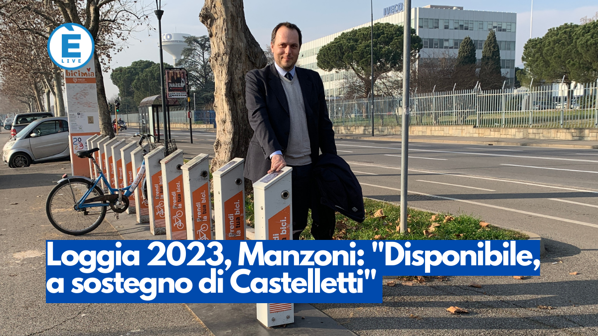 Loggia 2023, Manzoni: “Disponibile, a sostegno di Castelletti”