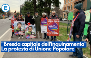 “Brescia capitale dell’inquinamento”. La protesta di Unione Popolare