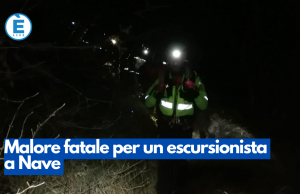 Malore fatale per un escursionista a Nave