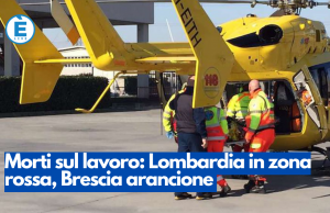 Morti sul lavoro: Lombardia in zona rossa, Brescia arancione