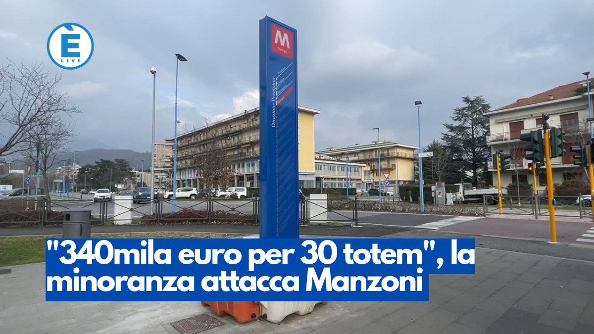 “340mila euro per 30 totem”, la minoranza attacca Manzoni