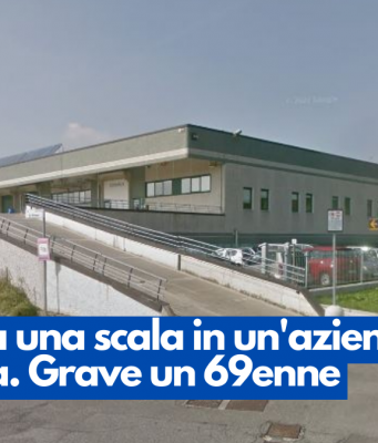 Cade da una scala in un’azienda di Cellatica. Grave un 69enne