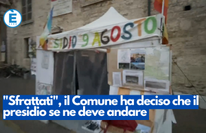“Sfrattati”, il Comune ha deciso che il presidio se ne deve andare