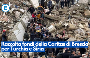 Raccolta fondi della Caritas di Brescia per Turchia e Siria