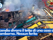 Incendio divora il tetto di una casa a Piamborno. Nessun ferito