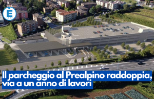 Il parcheggio al Prealpino raddoppia, via a un anno di lavori