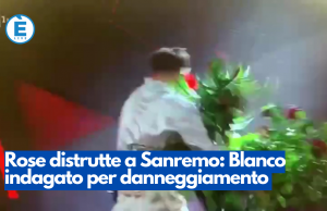 Rose distrutte a Sanremo: Blanco indagato per danneggiamento