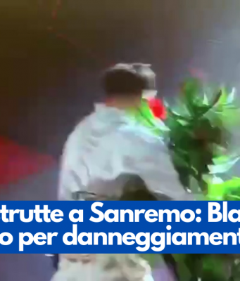 Rose distrutte a Sanremo: Blanco indagato per danneggiamento