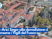 Ex-Arici Sega: alla demolizione ci pensano i Vigili del Fuoco