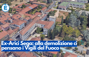 Ex-Arici Sega: alla demolizione ci pensano i Vigili del Fuoco