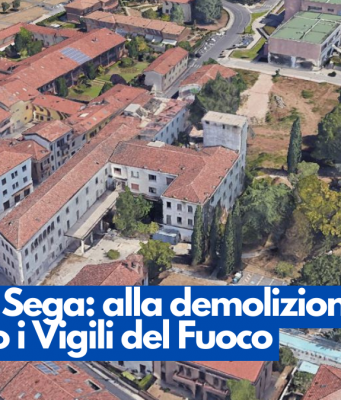 Ex-Arici Sega: alla demolizione ci pensano i Vigili del Fuoco