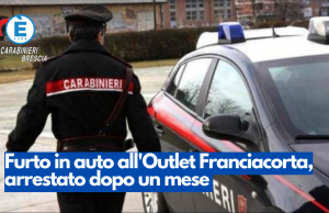 Furto in auto all’Outlet Franciacorta, arrestato dopo un mese