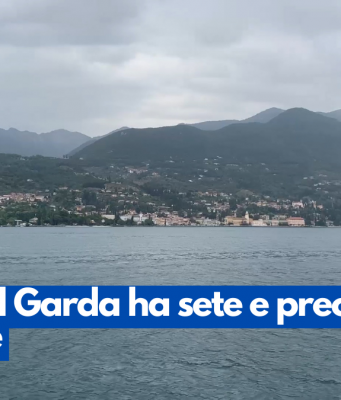 Siccità, il Garda ha sete e preoccupa la Regione