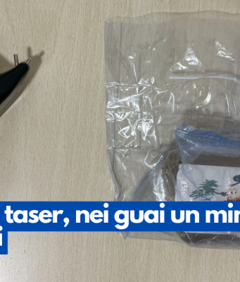 Droga e taser, nei guai un minorenne di Ghedi