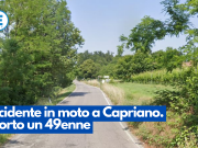 Incidente in moto a Capriano. Morto un 49enne