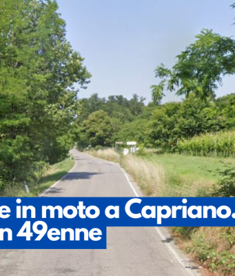 Incidente in moto a Capriano. Morto un 49enne