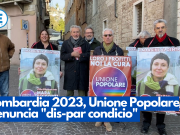 Lombardia 2023, Unione Popolare denuncia “dis-par condicio”