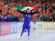 Mondiali pattinaggio velocità: a Stolz il terzo posto, Ghiotto vince