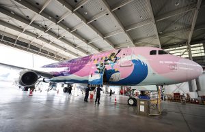 Cina: CICPE, aereo per scopi pubblicitari ad Haikou