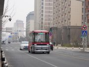 Cina: Hebei, test di prova di un autobus a guida autonoma