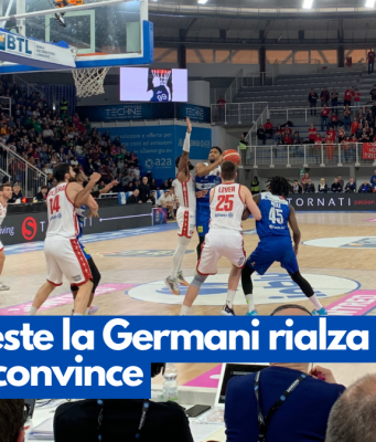 Con Trieste la Germani rialza la testa. Vince e convince