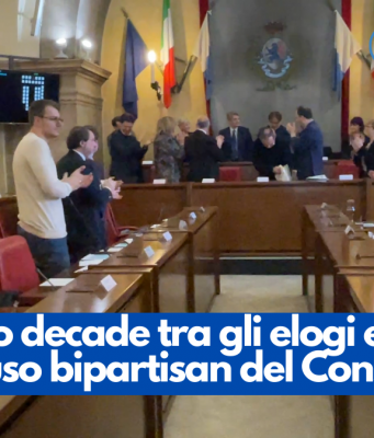 Del Bono decade tra gli elogi e l’applauso bipartisan del Consiglio