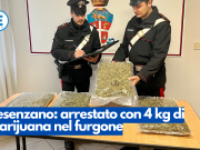 Desenzano: arrestato con 4 kg di marijuana nel furgone