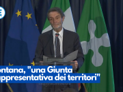 Fontana, “una Giunta rappresentativa dei territori”
