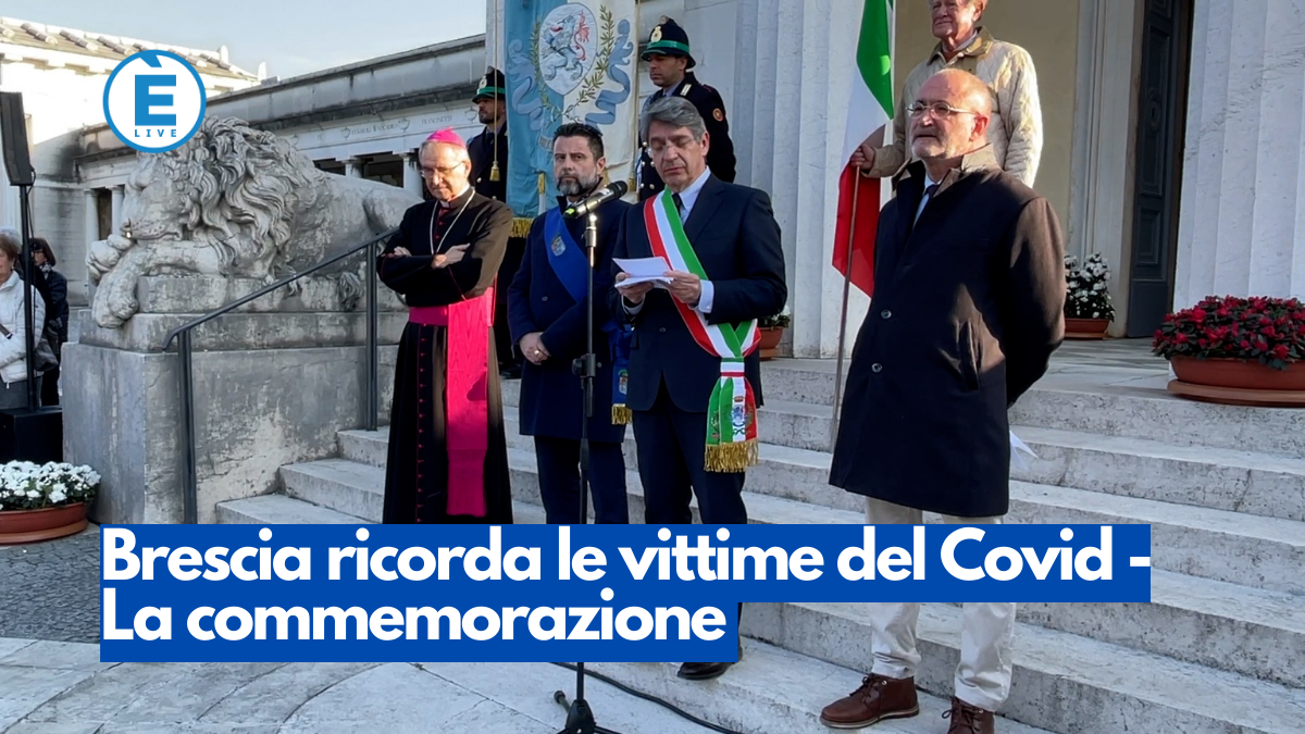 Brescia ricorda le vittime del Covid – La commemorazione