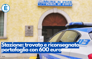 Stazione: trovato e riconsegnato portafoglio con 600 euro