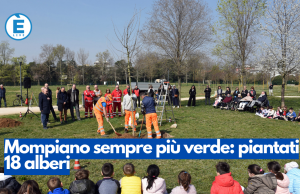Mompiano sempre più verde: piantati 18 alberi