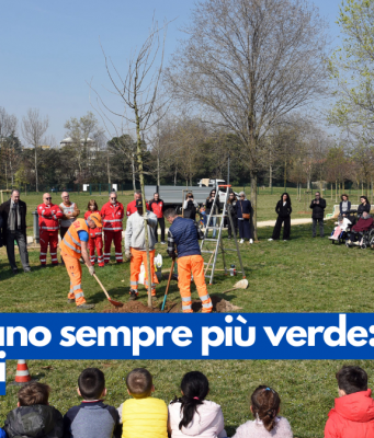 Mompiano sempre più verde: piantati 18 alberi