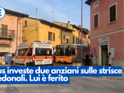 Bus investe due anziani sulle strisce pedonali. Lui è ferito