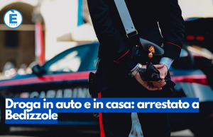Droga in auto e in casa: arrestato a Bedizzole