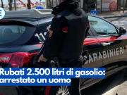 Rubati 2.500 litri di gasolio: arrestato un uomo