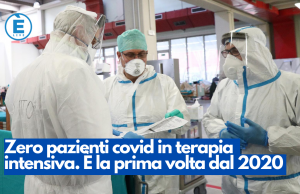 Zero pazienti covid in terapia intensiva. È la prima volta dal 2020