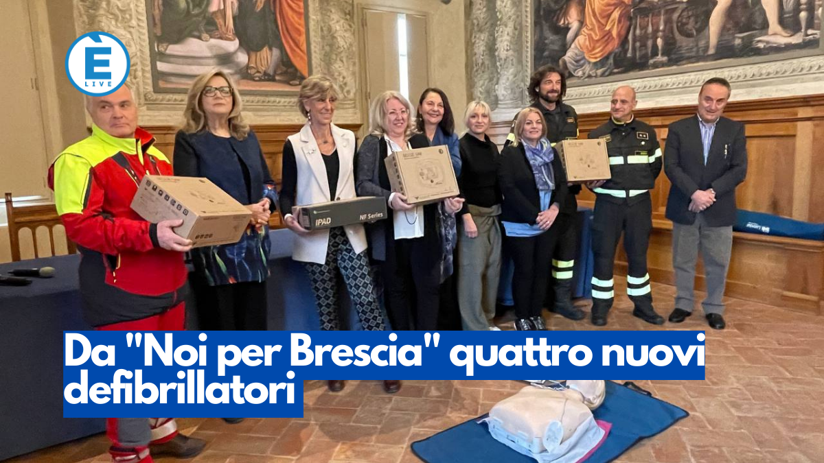 Da “Noi per Brescia” quattro nuovi defibrillatori