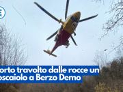 Morto travolto dalle rocce un boscaiolo a Berzo Demo