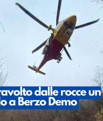 Morto travolto dalle rocce un boscaiolo a Berzo Demo